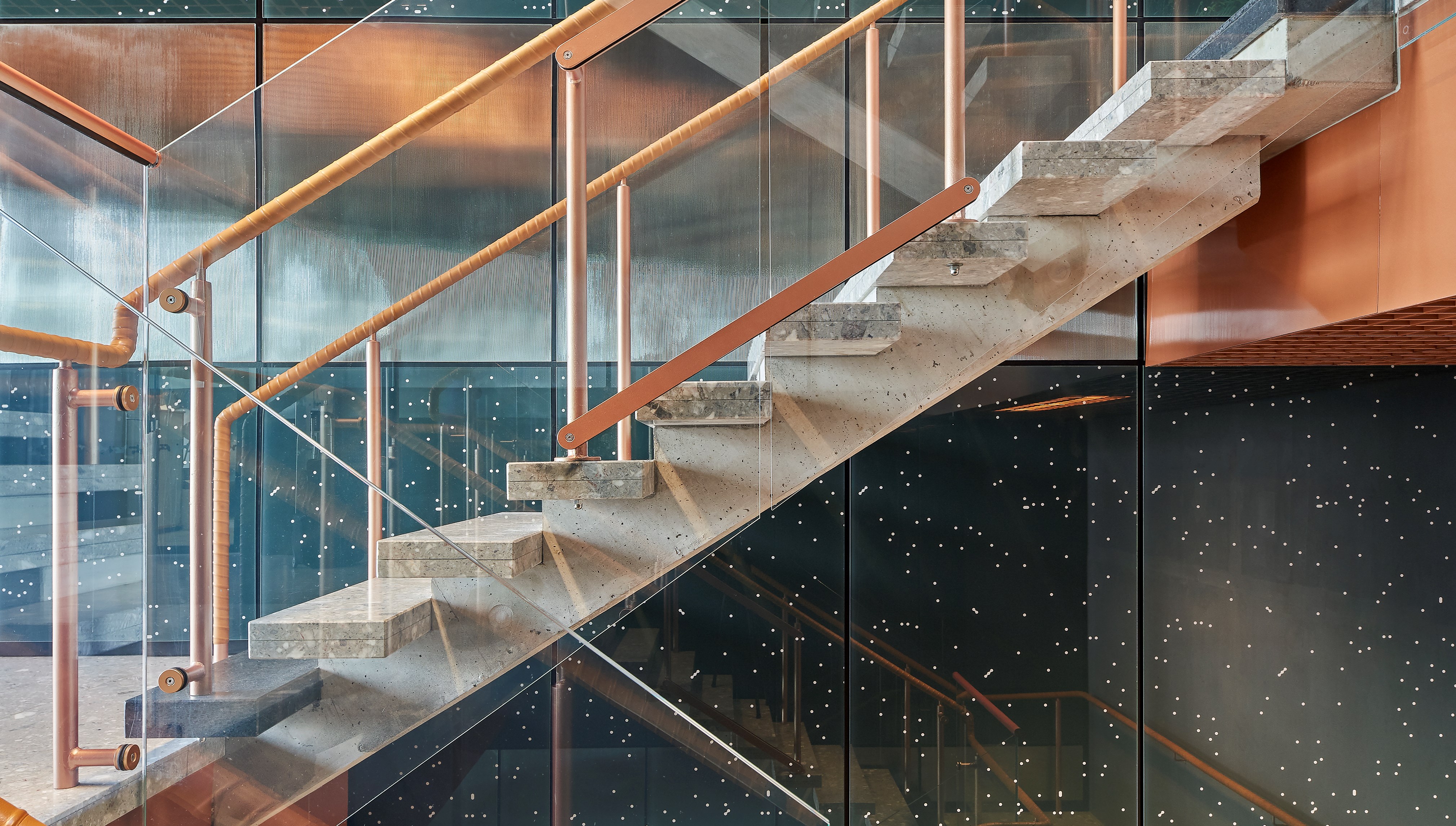 Trappor i ett trapphus