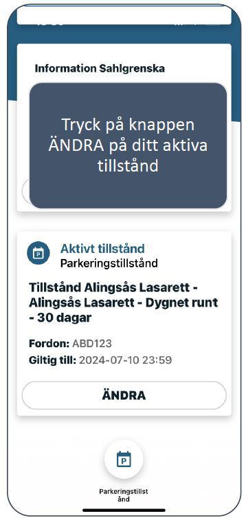 Tryck på Ändra.